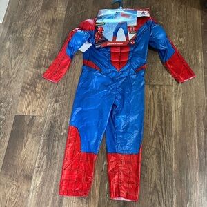 Marvel Spider-Man Kids Costume - Vibrant Red and Blue - Size Boys M (8)